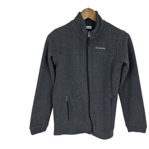 Columbia Kids Full-Zip Fleece Jacket Gray Size L